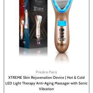 Predire Paris Gold and Blue LED Skin Device